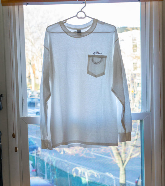 Public Announcement “Public/Private” Pocket LS
