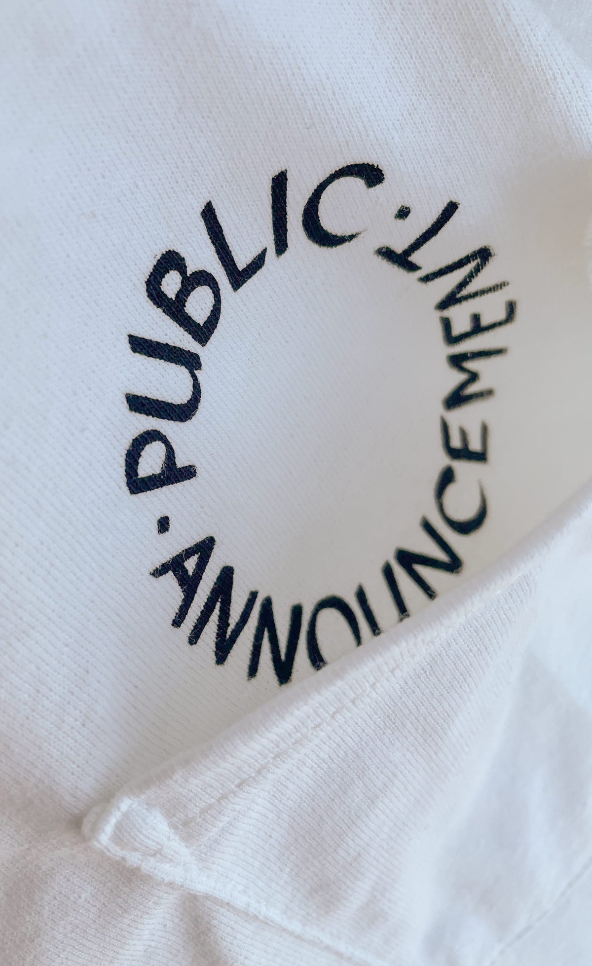 Public Announcement “Public/Private” Pocket LS